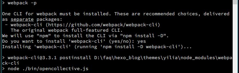 webpack-cli