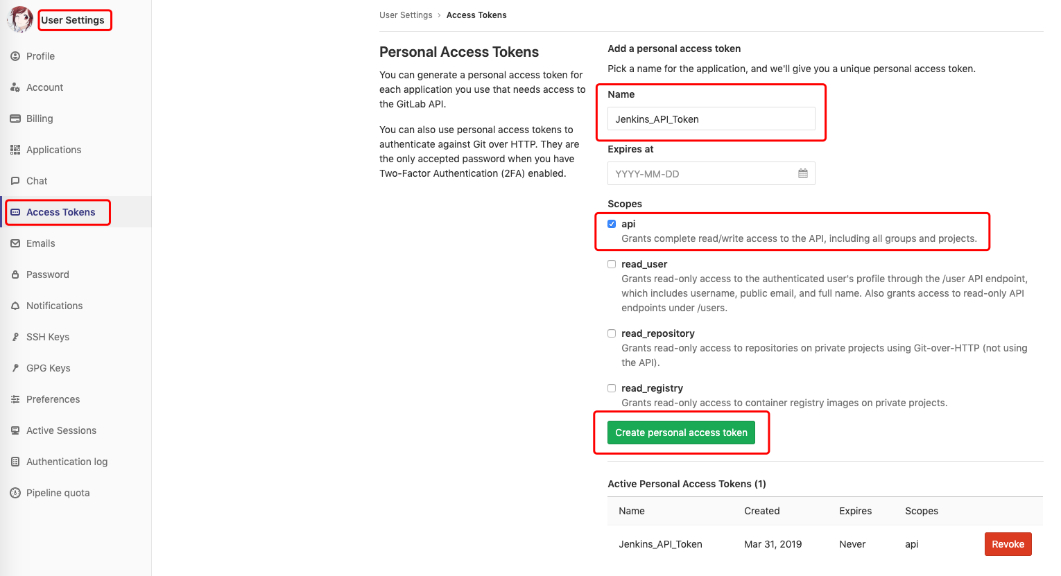 Access Token